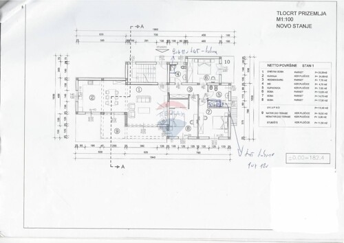 OPATIJA,MATULJI- novogradnja, prizemlje, 3S+DB, velika teras