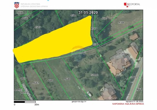 Zagreb, Stenjevec - poljoprivredno zemljište 1539 m2 u blizi