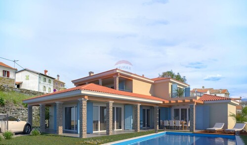 Istra,Villa u izgradnji u Momjanu