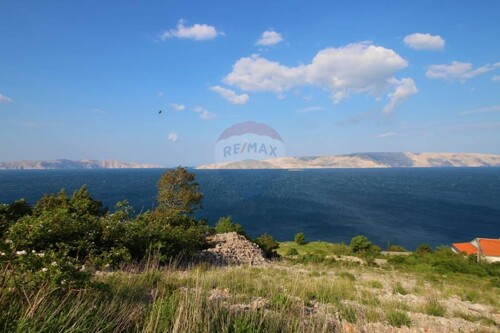 Senj, građevinsko zemljište sa panoramskim pogledom na more