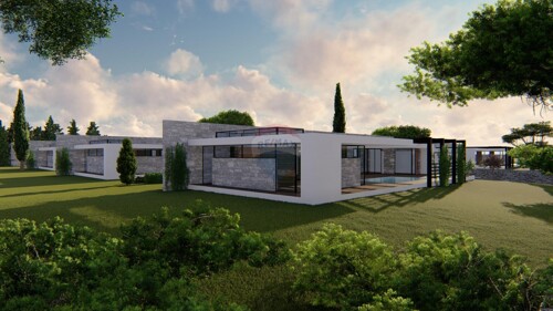 Istra,Majmajola,atraktivno građevinsko zemljište sa građevin