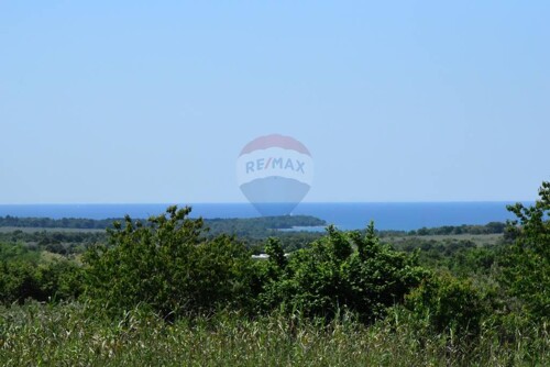 Vabriga,zemljište na osami,pogled more,500m od mora.Jedinst