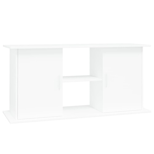 Stalak za akvarij bijeli 121 x 41 x 58 cm od konstruiranog drva - NOVO