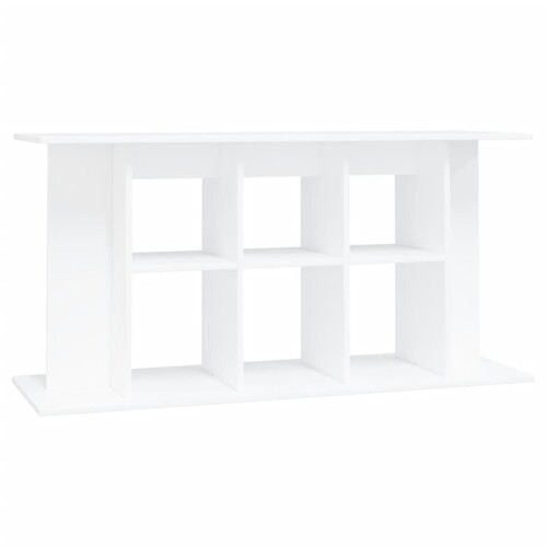 Stalak za akvarij bijeli 120 x 40 x 60 cm od konstruiranog drva - NOVO