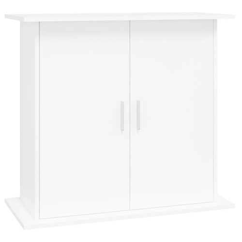Stalak za akvarij bijeli 81 x 36 x 73 cm od konstruiranog drva - NOVO