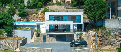 Opatija, Bregi – Moderna vila 255m2 s bazenom i fantastičnim