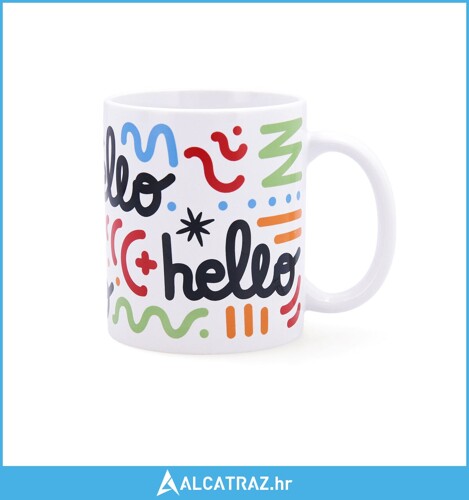 Tasīte Quid Comic Pisana Keramika 330 ml - NOVO