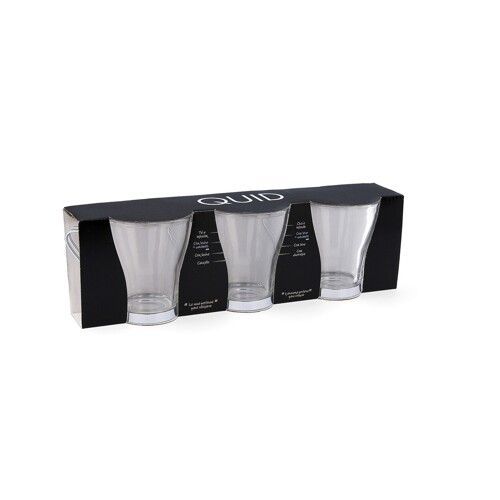 Set Šalica za Kavu Quid Providan Čelik Staklo (250 ml) (3 kom.) - NOVO
