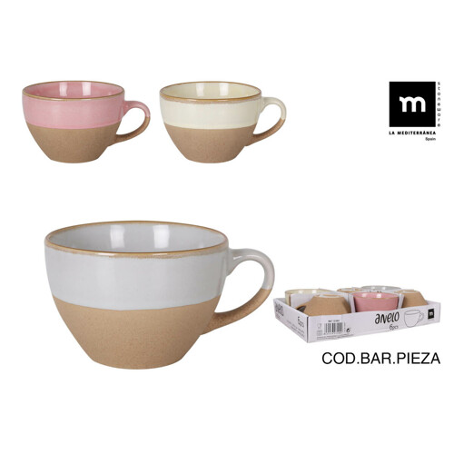 Set Šalica za Kavu La Mediterránea Anelo 425 ml 6 Dijelovi - NOVO