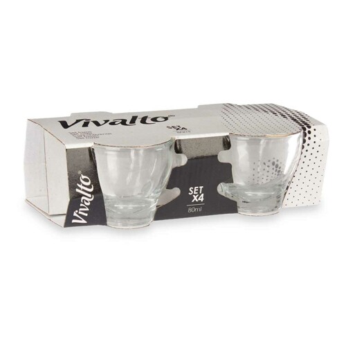 Set Šalica za Kavu Providan Staklo 80 ml (24 kom.) - NOVO