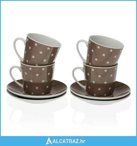 Set Šalica za Kavu Versa Zvijezde Porculan (8 Dijelovi) - NOVO