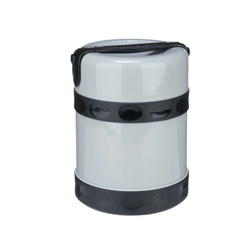 Kutija za Ručak s Umetnutom Bocom Siva 1,2 L 14 x 19 x 14 cm (6 kom.) - NOVO