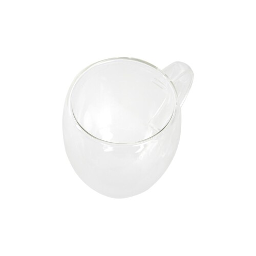 Set Šalica za Kavu DKD Home Decor Kristal Providan 350 ml Borosilikatno stak...