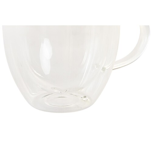 Set Šalica za Kavu DKD Home Decor 250 ml Kristal Providan Borosilikatno stak...