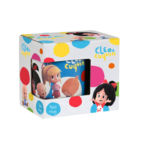 Velika Šalica Cleo & Cuquin Good night Keramika Plava (350 ml) - NOVO