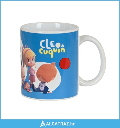 Velika Šalica Cleo & Cuquin Good night Keramika Plava (350 ml) - NOVO