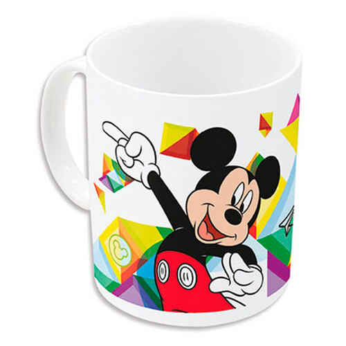 Velika Šalica Mickey Mouse Happy smiles Keramika Crvena Plava (350 ml) - NOVO