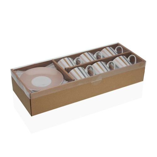 Set 6 šalica za čaj s tanjurićem Versa Jasper Porculan - NOVO