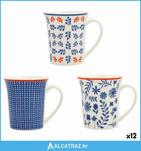 Tasīte Bidasoa Blue Moon Keramika Pisana 330 ml (12 kom.) - NOVO