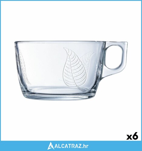 Tasīte Luminarc Dugo Listovi Providan Staklo (500 ml) (6 kom.) - NOVO