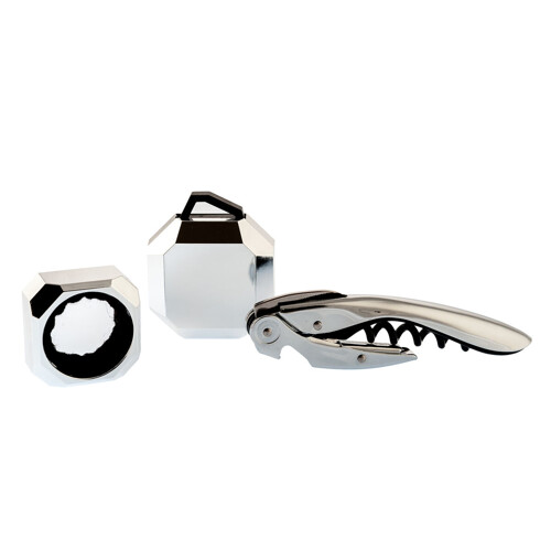 Set Dodataka za Vino Koala Deluxe 3 Dijelovi Srebrna Metal - NOVO