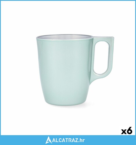 Tasīte Luminarc Flashy Breakfast Doručak Turkizno Staklo (250 ml) (6 kom.) ...