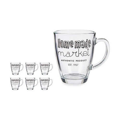 Velika Šalica Market Providan Staklo (320 ml) (6 kom.) - NOVO