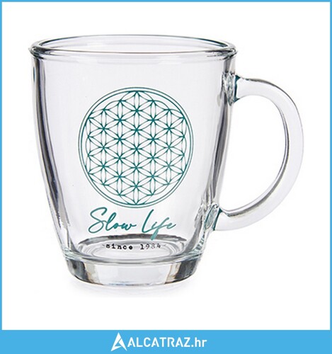 Velika Šalica Slow Life Providan Staklo (320 ml) (6 kom.) - NOVO