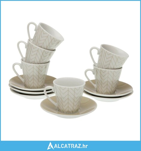 Set Šalica za Kavu Versa Eris Porculan (6 Dijelovi) - NOVO