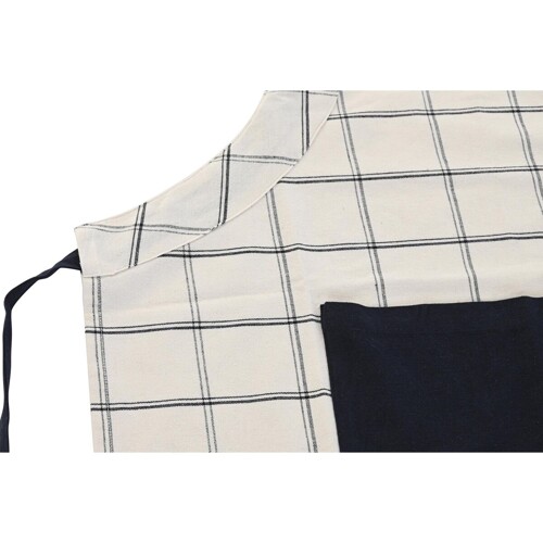 Pregača s Džepom DKD Home Decor 70 x 1 x 85 cm Crna Bež Plava Pamuk - NOVO