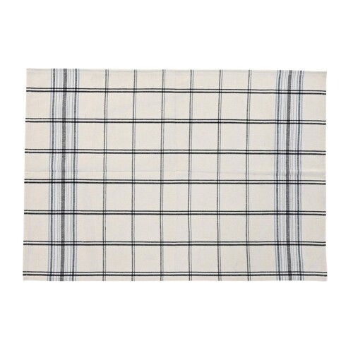 Pregača s Džepom DKD Home Decor 70 x 1 x 85 cm Crna Bež Plava Pamuk - NOVO
