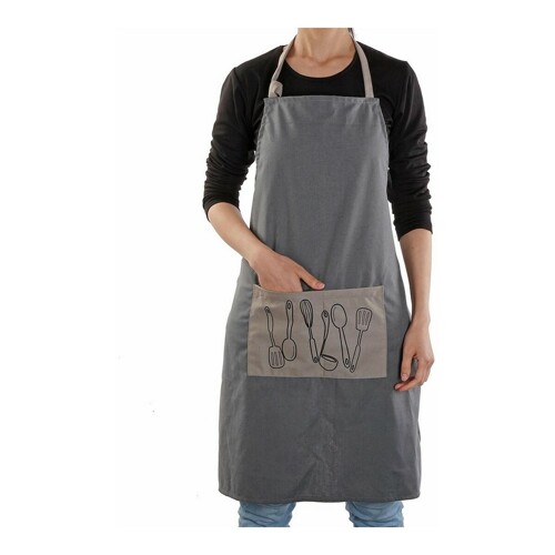 Kecelja Cucine Grey Textil (80 x 70 cm) - NOVO