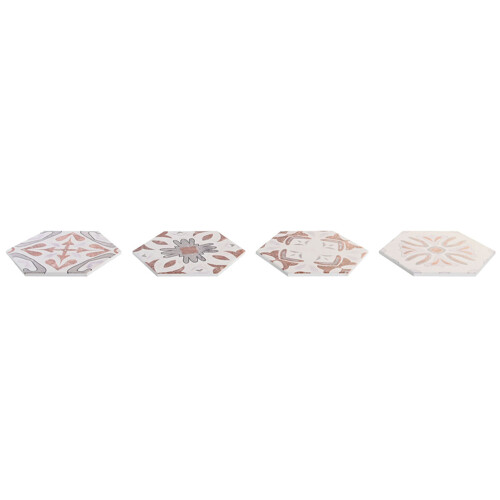 Podmetači za čaše DKD Home Decor 10,8 x 10,8 x 0,7 cm - NOVO