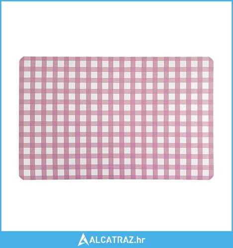 Podmetač Versa Vichy Roza polipropilen 43 x 28 cm - NOVO