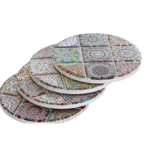 Podmetači za čaše Home ESPRIT Pluto Dolomite Mandala Indijac S olakšanjem...
