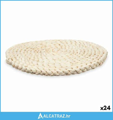 Podmetač Prirodno Esparto 20 x 20 x 2 cm (24 kom.) - NOVO