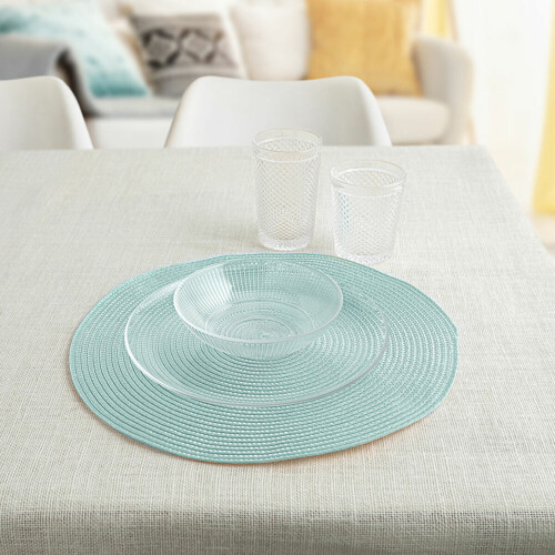 Zasebni stolnjak Quid Vita Aqua Plava Plastika 38 cm (Pack 12x) - NOVO