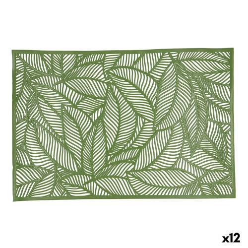 Podmetač Quid Habitat Listovi Zelena 30 x 45 cm (Pack 12x) - NOVO