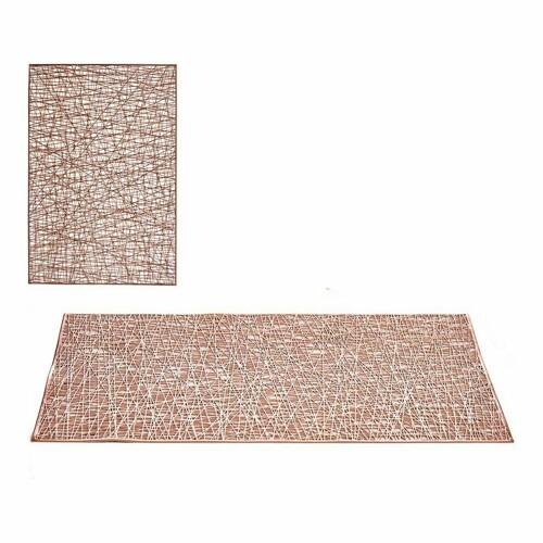 Podmetač Roza Plastika (45 x 0,01 x 30 cm) (12 kom.) - NOVO