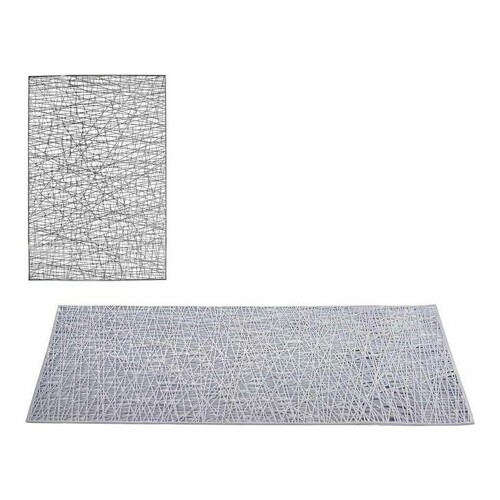 Podmetač Srebrna Plastika (45 x 0,01 x 30 cm) (12 kom.) - NOVO