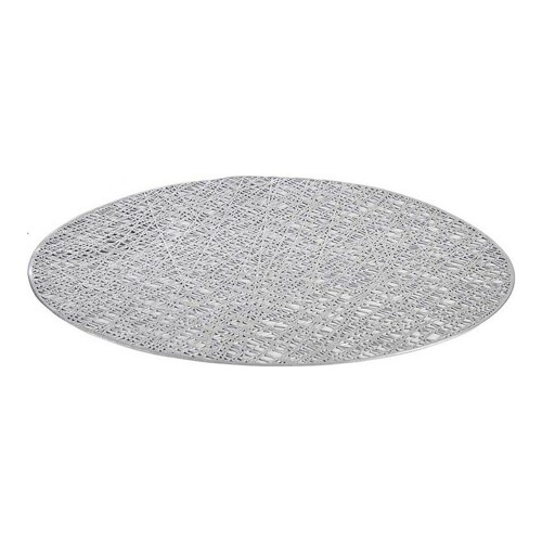 Podmetač Srebrna Plastika (Ø 38 cm) (12 kom.) - NOVO