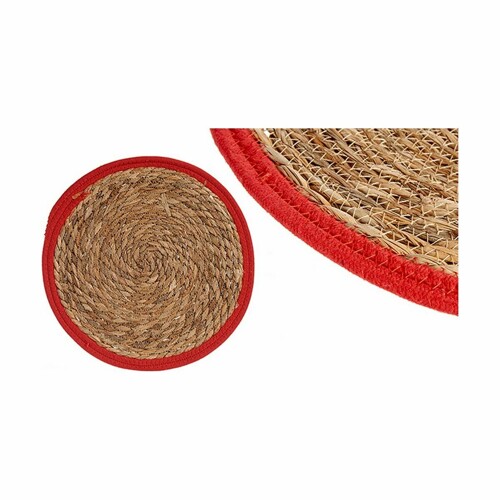 Podmetač Prirodno Crvena 35 x 1 x 35 cm (48 kom.) - NOVO
