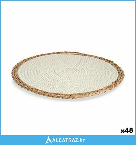 Podmetač Prirodno Bijela 35 x 1 x 35 cm (48 kom.) - NOVO