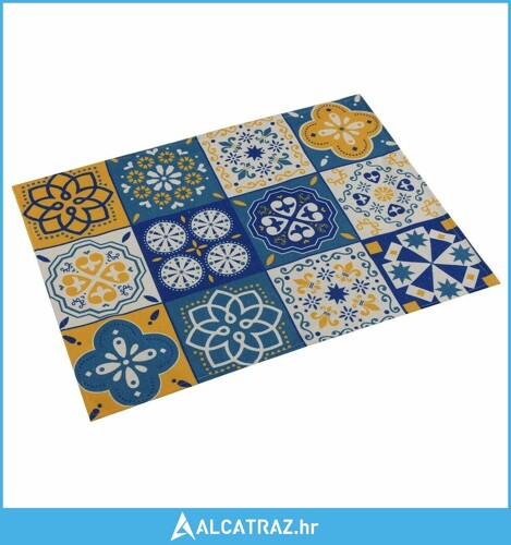 Podmetač Versa Mozaik Rumena Poliester (36 x 0,5 x 48 cm) - NOVO