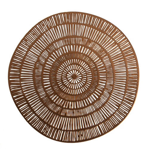 Zasebni stolnjak Quid Habitat Spirala Bronza 38 cm (Pack 12x) - NOVO