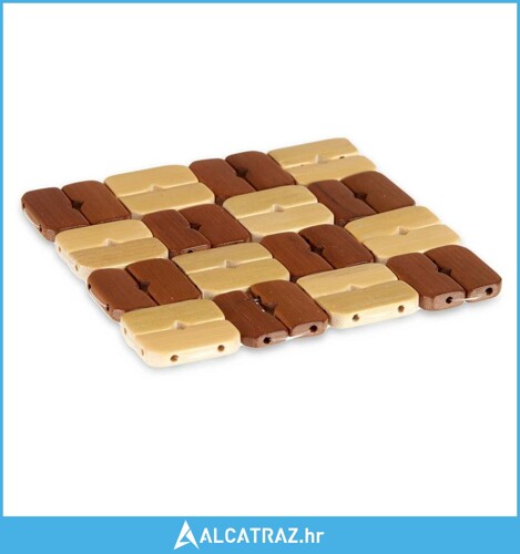 Podmetač Drvo Smeđa 13 x 2 x 13 cm - NOVO