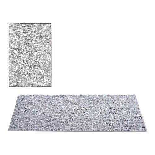 Podmetač 45 x 0,01 x 30 cm Srebrna Plastika (30 x 45 cm) - NOVO
