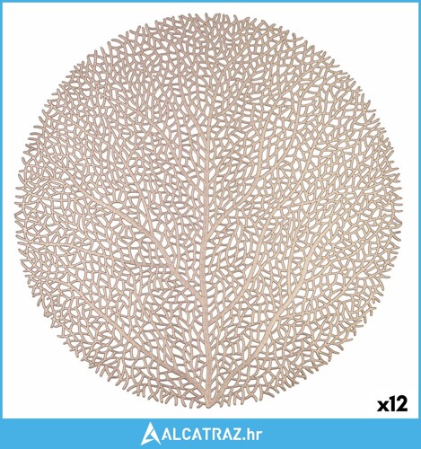Zasebni stolnjak Quid Habitat drvo Bronza 38 cm (Pack 12x) - NOVO