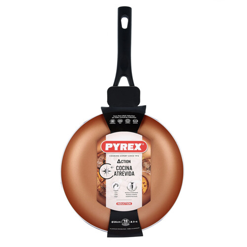 Tava Pyrex Action Žigosani aluminij Bakar 26 cm - NOVO