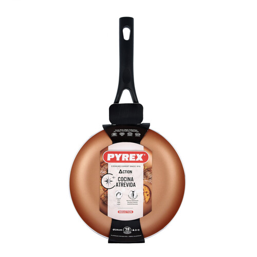 Tava Pyrex Action Žigosani aluminij Bakar 24 cm - NOVO
